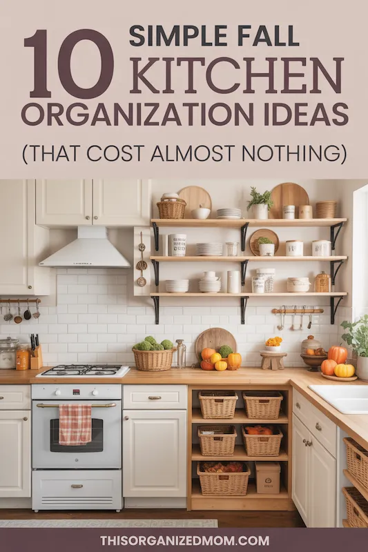 Fall Kitchen Organization Ideas